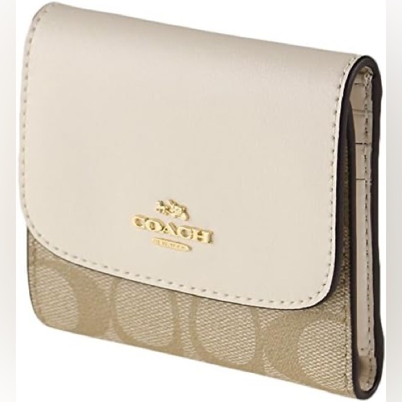 COACH SMALL WALLET IN SIGNATURE CANVAS NWOT - Picture 4 of 8